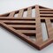 Ekena Millwork Extra Small Allen Decorative Fretwork Wood Wall Panels, Walnut, 7 3/8"W x 7 3/8"H x 3/8"T WALW08X08X0375ALLWA - alternate 6